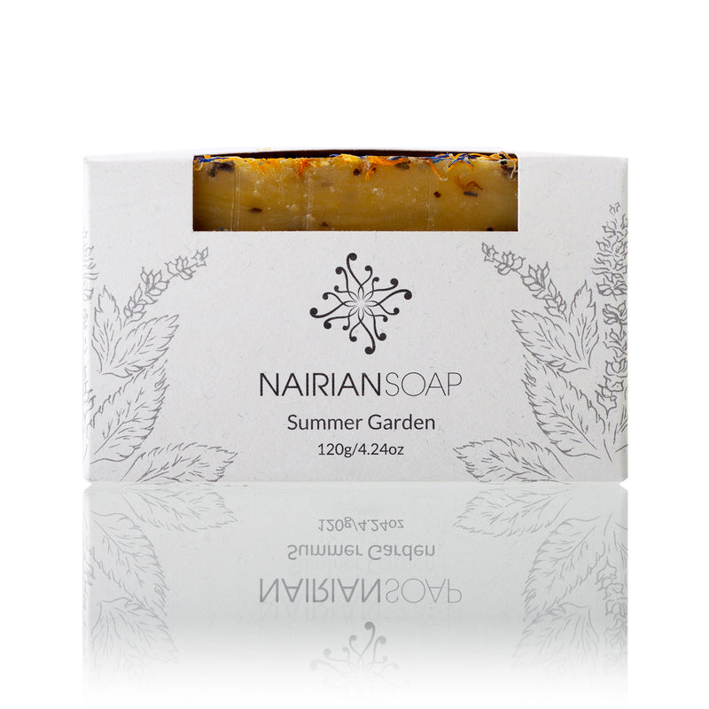 Summer Garden Soap with packaging